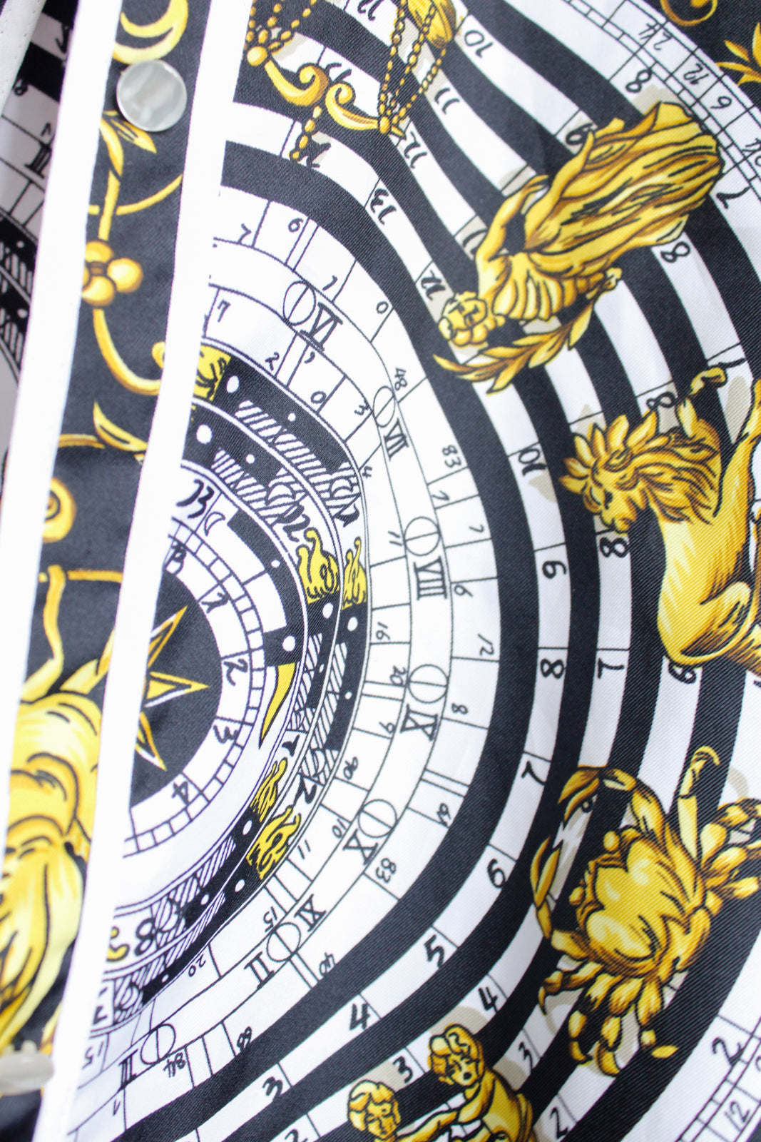 1970s Zodiac Print Shirt - Medium