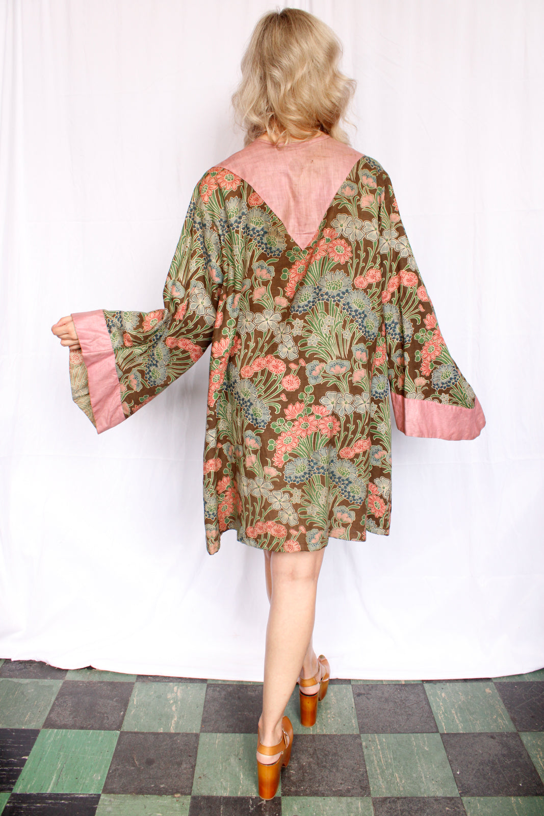 1900s Oddfellows Floral Cotton Jacket - XXL
