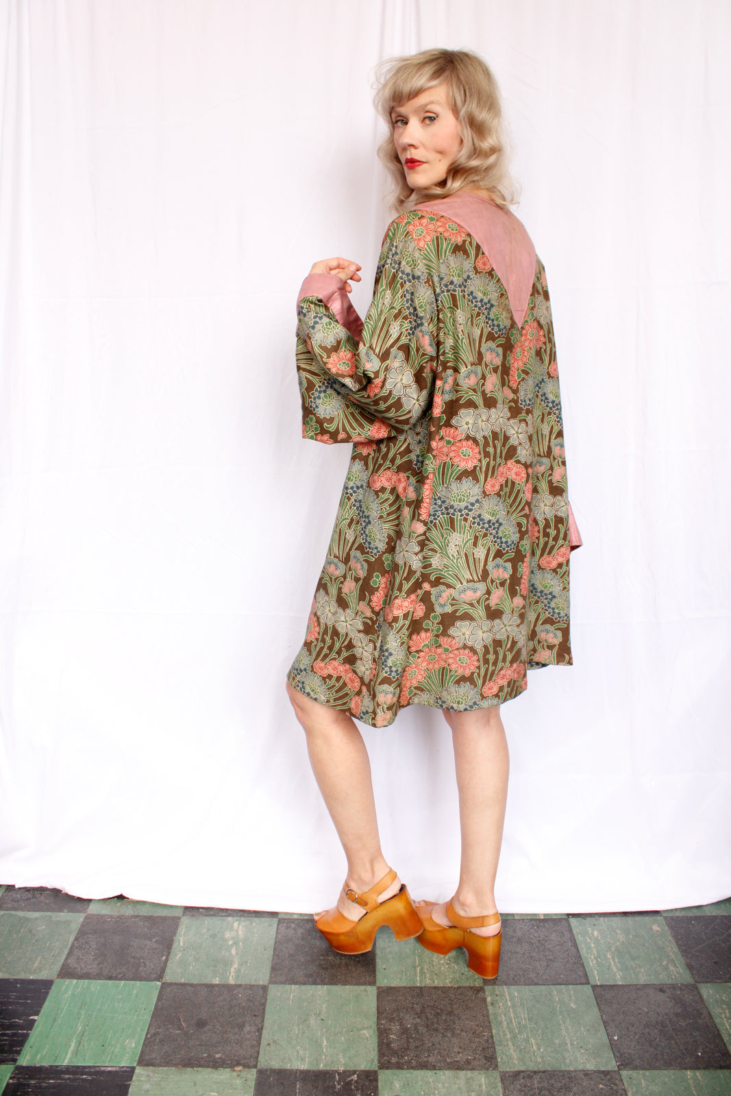 1900s Oddfellows Floral Cotton Jacket - XXL