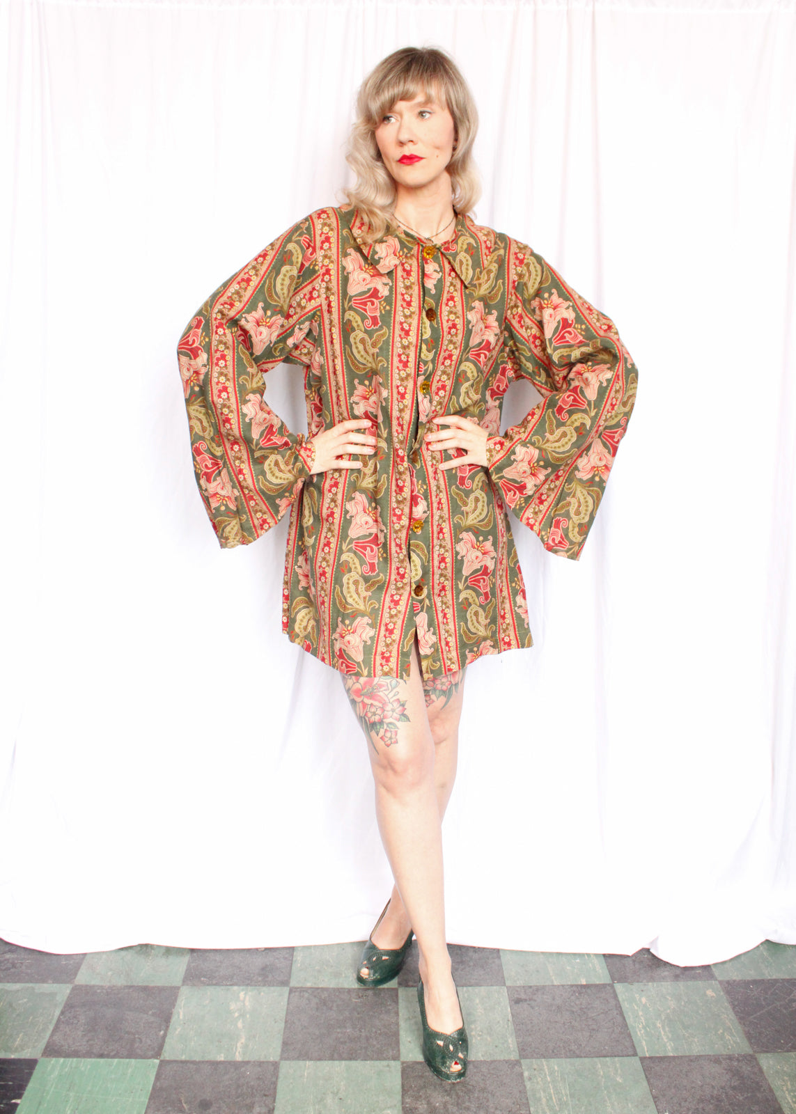 1900s Lily Oddfellows Cotton Jacket - XXL