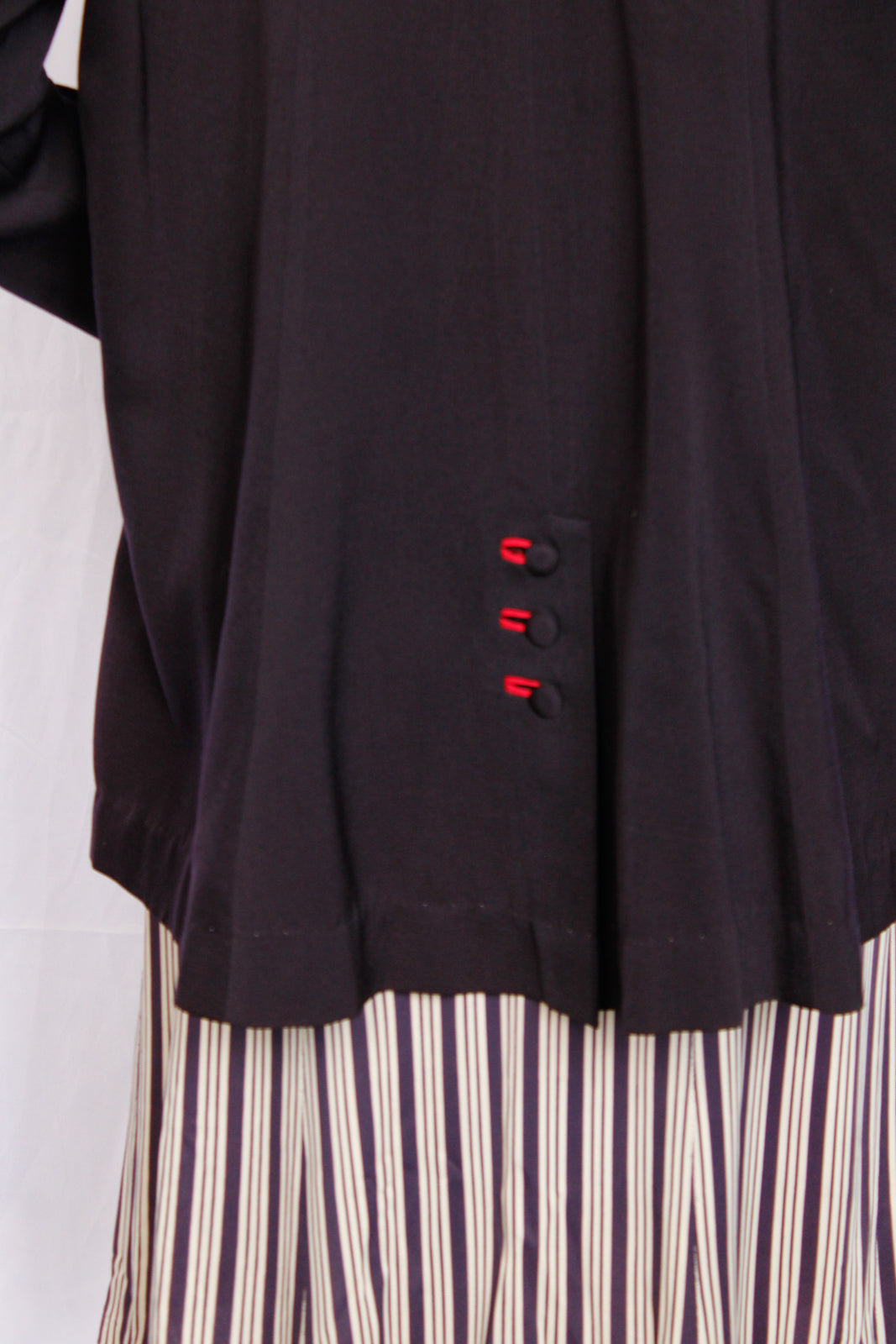1940s Monarch Gabardine Wool Swing Jacket - M/L