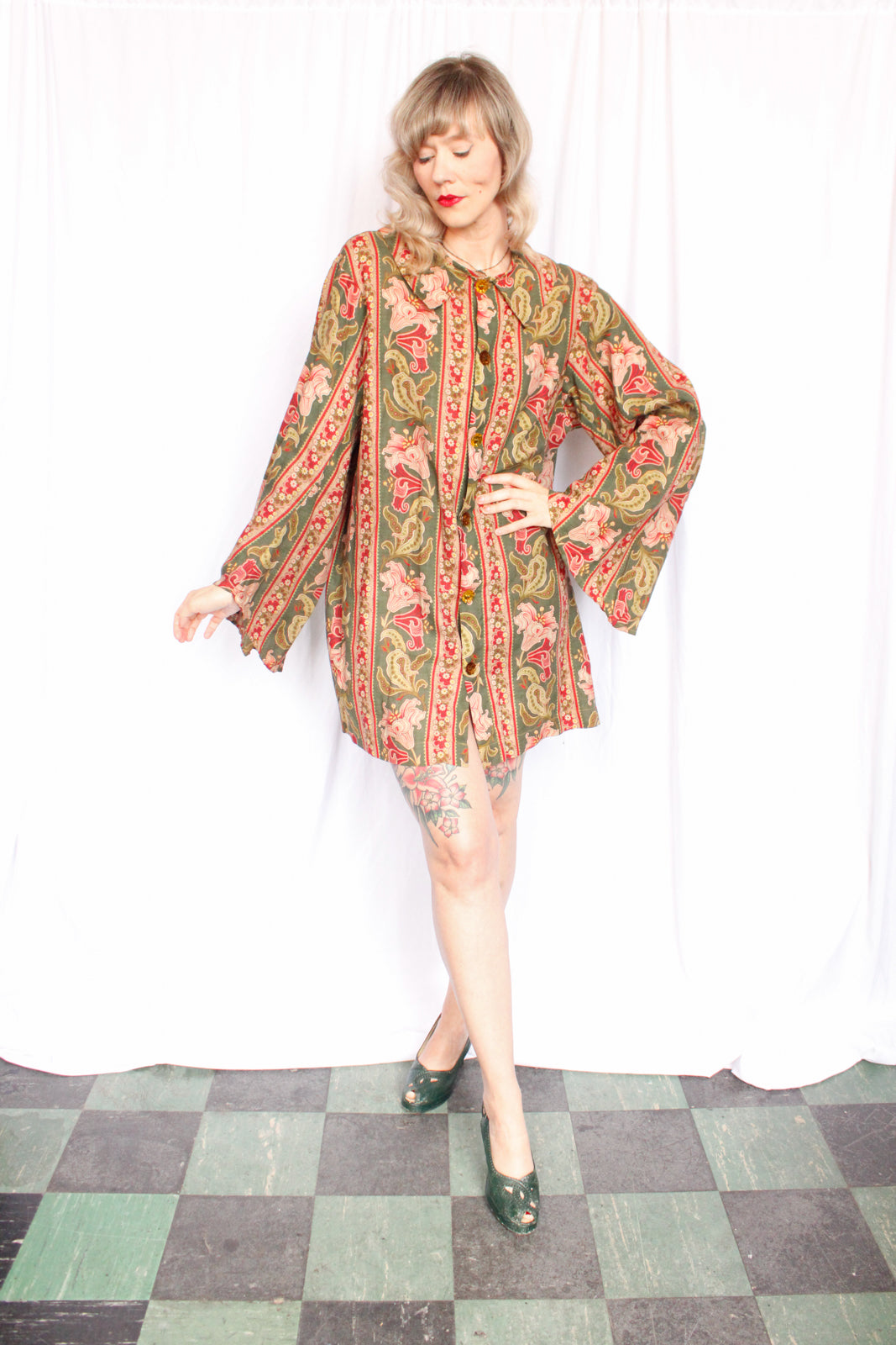 1900s Lily Oddfellows Cotton Jacket - XXL