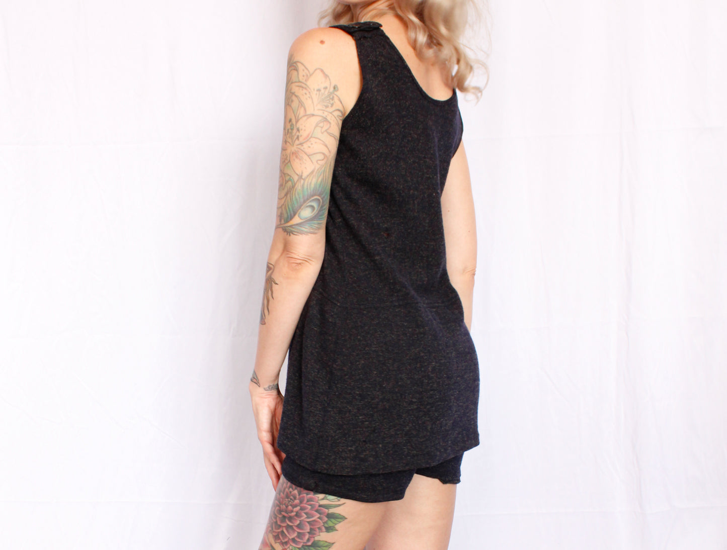 1920s Bradley Knitwear One Piece Wool Bathing Suit - Large