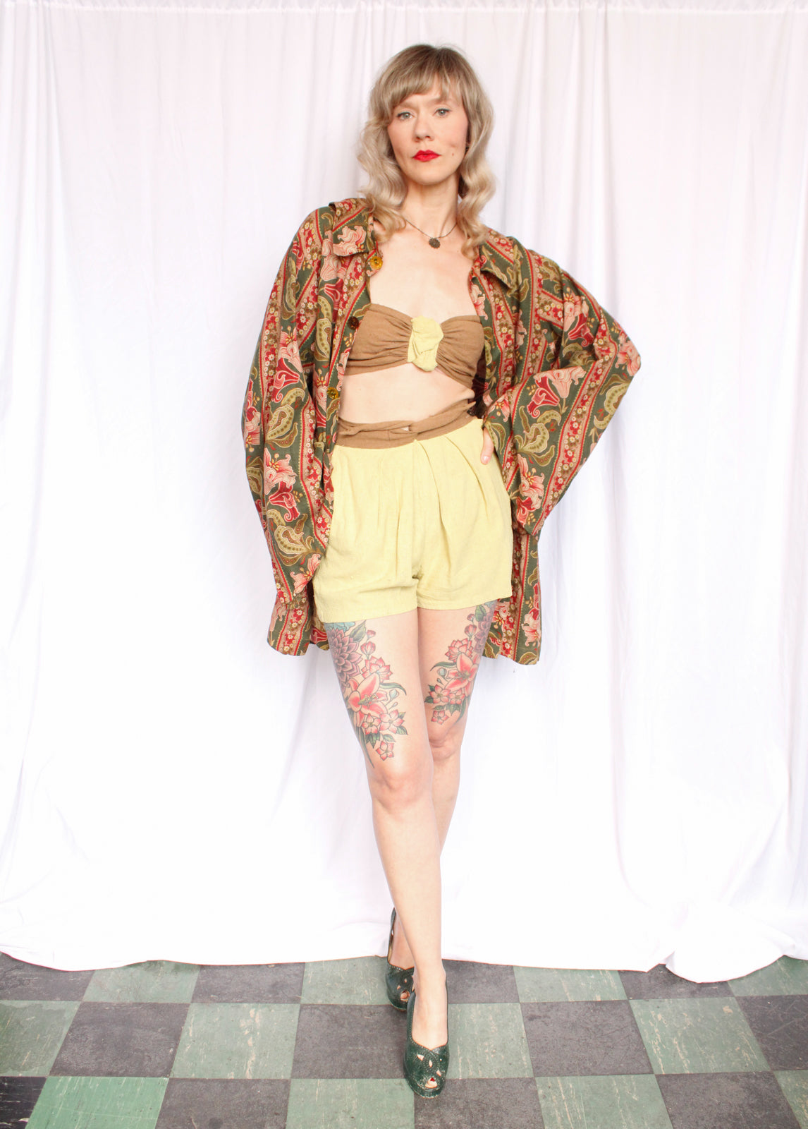 1900s Lily Oddfellows Cotton Jacket - XXL