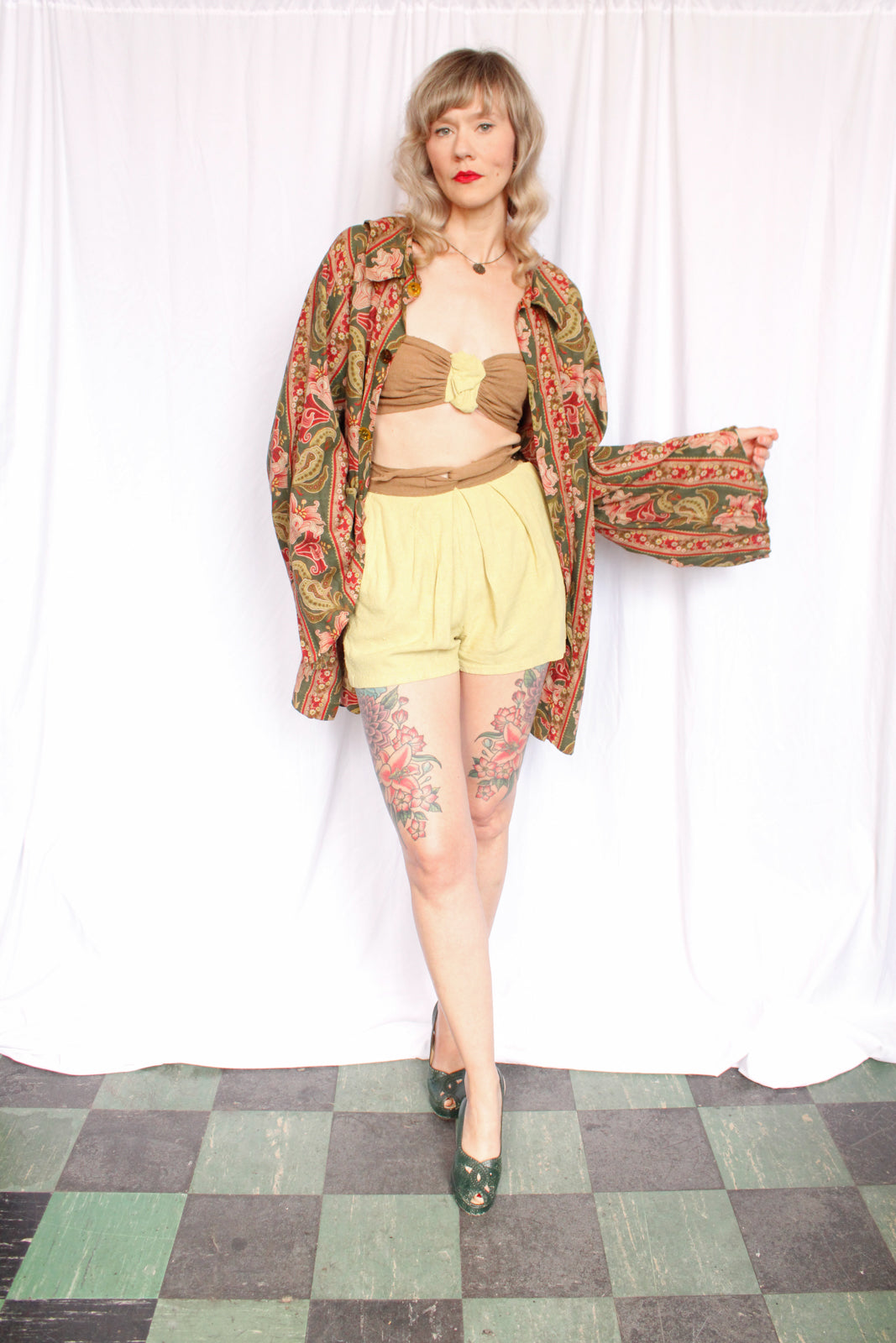 1900s Lily Oddfellows Cotton Jacket - XXL