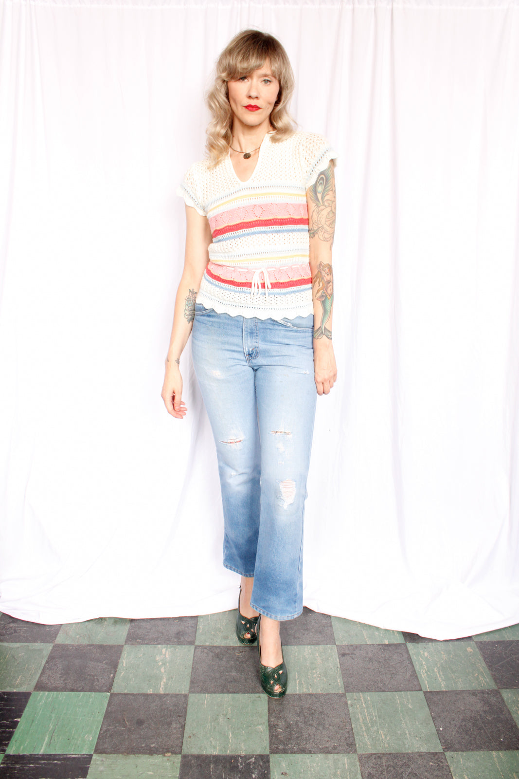 1990s Orange Tab Levis Light Denim Jeans - 30" Waist