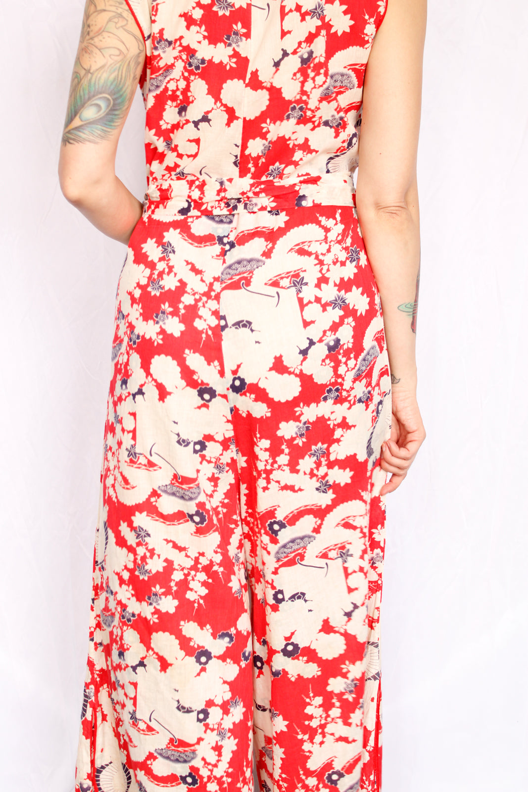 1920s Summer on the Pacific Beach Pajamas - Medium