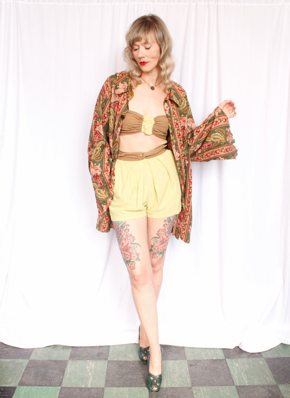 1900s Lily Oddfellows Cotton Jacket - XXL