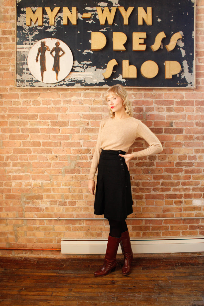 1930s Wool & Mohair MacPerth Sweater - S/M