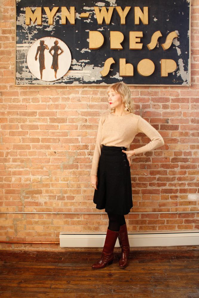 1930s Wool & Mohair MacPerth Sweater - S/M