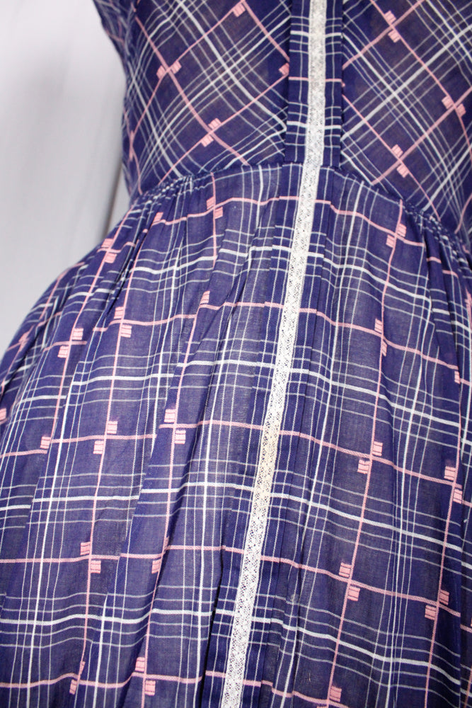 1950s R&K Originals Purple Day Dress - Small