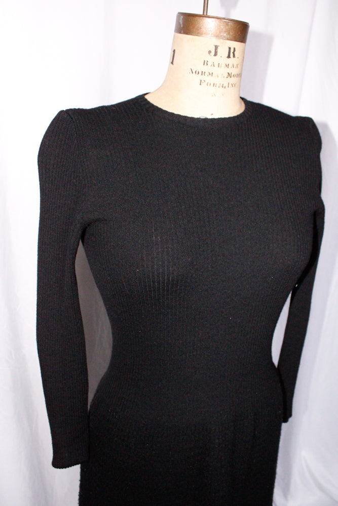 1960s Acrylic Sweater Dress - Small-Medium
