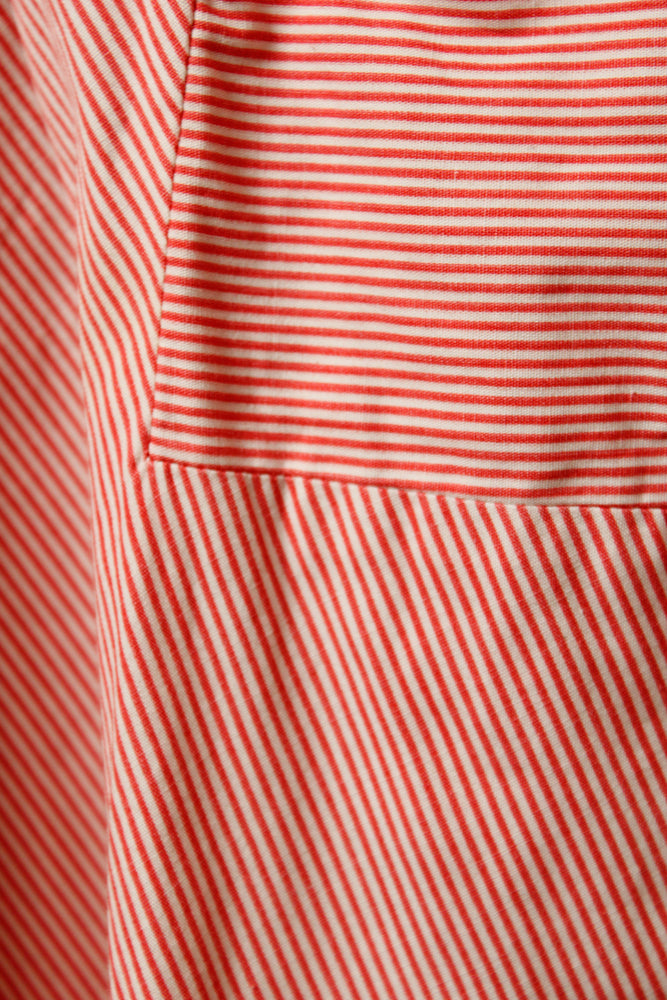 1950s Henry Rosenfeld Striped Shirtwaist Dress - Small