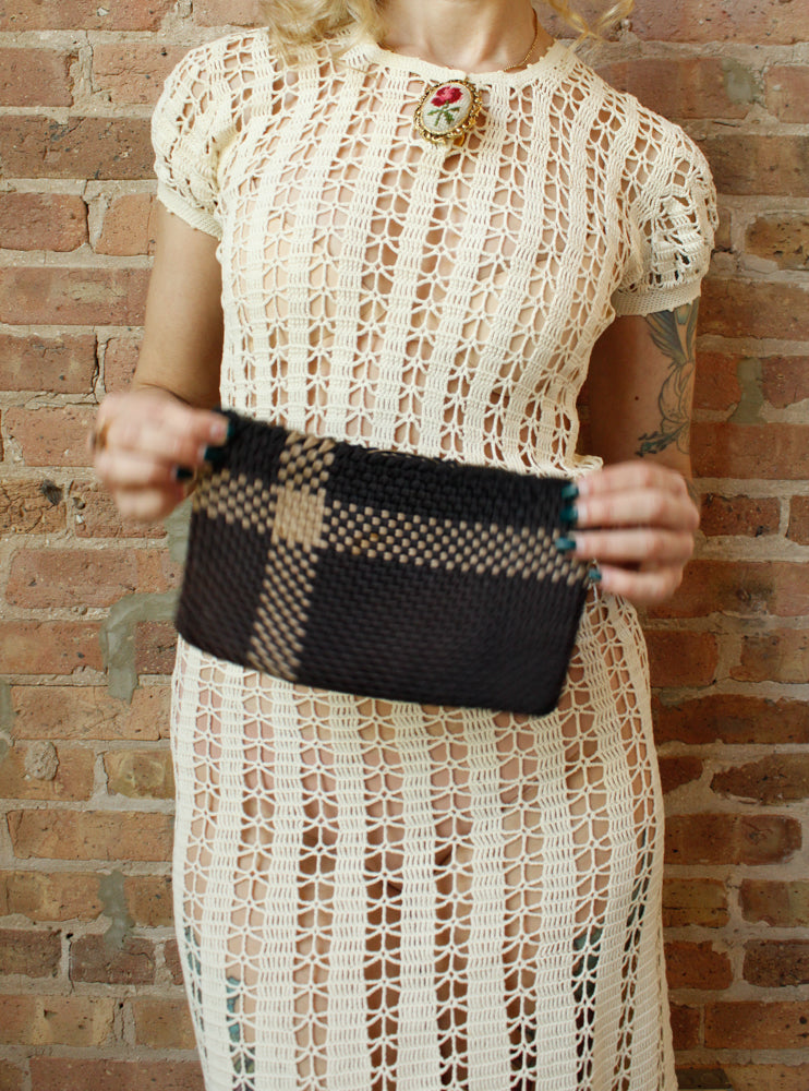 1930s Knit Clutch Bag