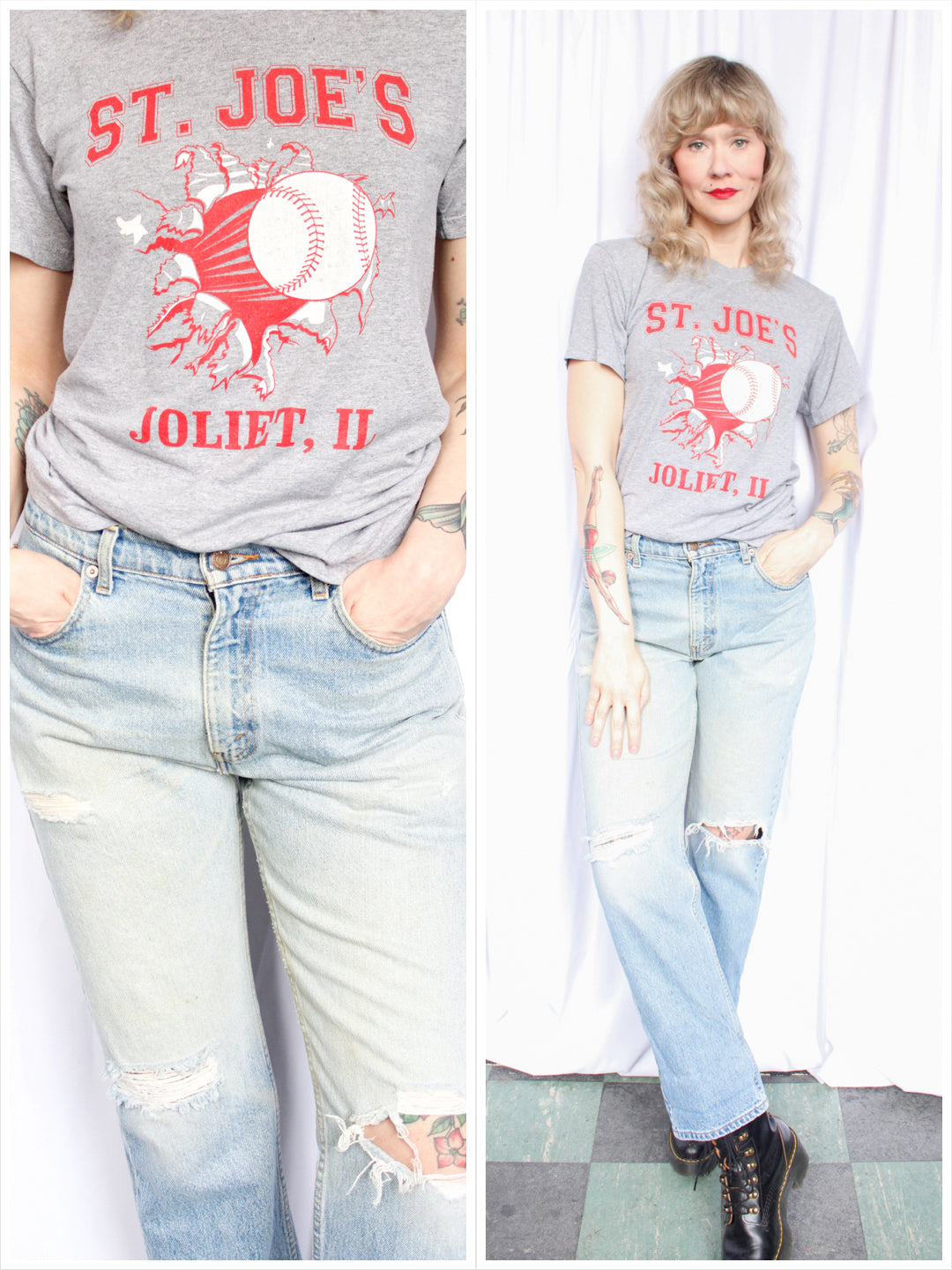 1990s School Spirit T-Shirt - S/M