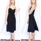 1940s Barbazón Rayon Black Slip - Small