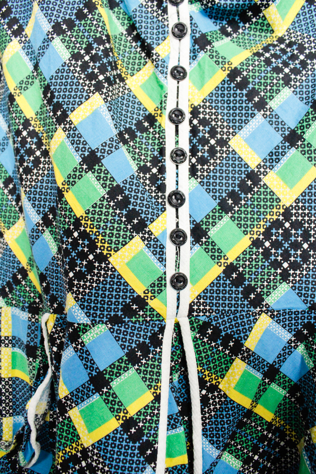 1950s Jules Canton Cotton Dress - Large