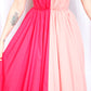 1950s Two Tone Anne Fogarty Halter Dress - Xsmall