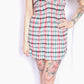 1990s Indian Cotton Gauze Halter Mini Dress - S/M