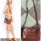 1990s Coach Metropolis Brown Shoulder Handbag Style F82 9087
