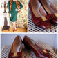 1980s Ferragamo Classic Vera Bow Heels