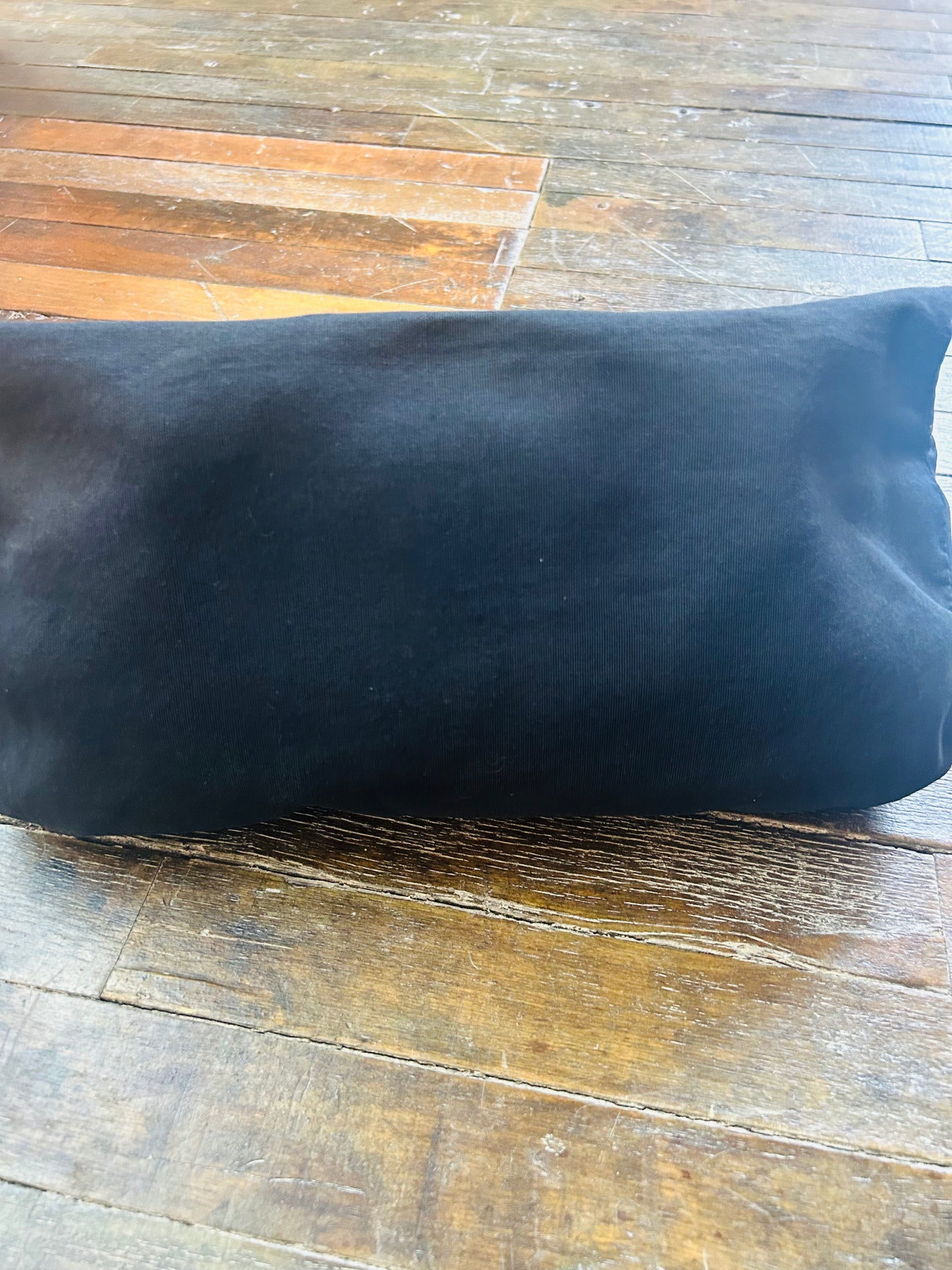 1940s Rayon Navy Clutch with Lucite Detail