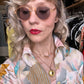 1930s Wilson Blonde Celluloid Sunglasses