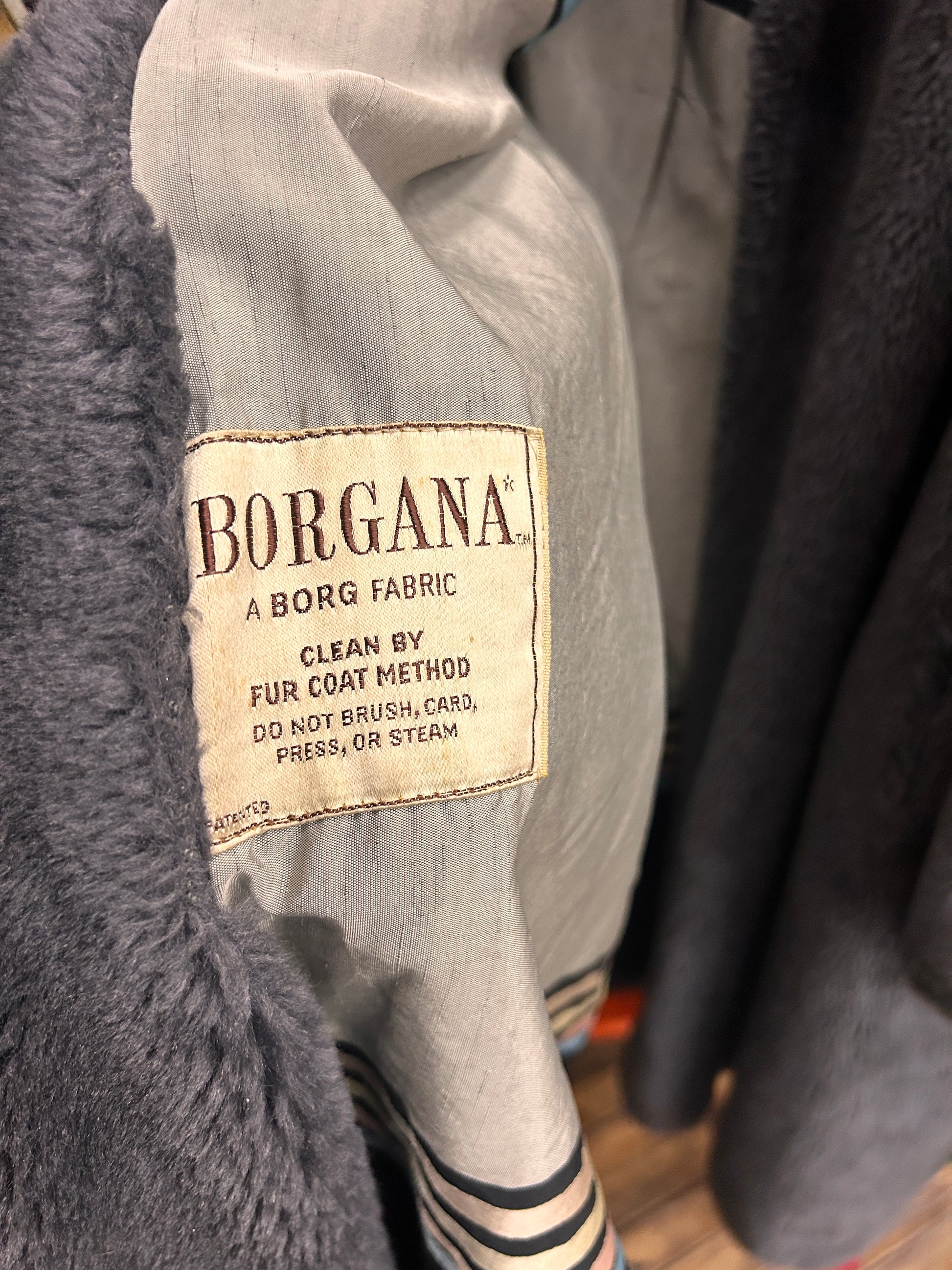 1940s Marshal Fields & Co Teddy Bear Swing Coat - Large