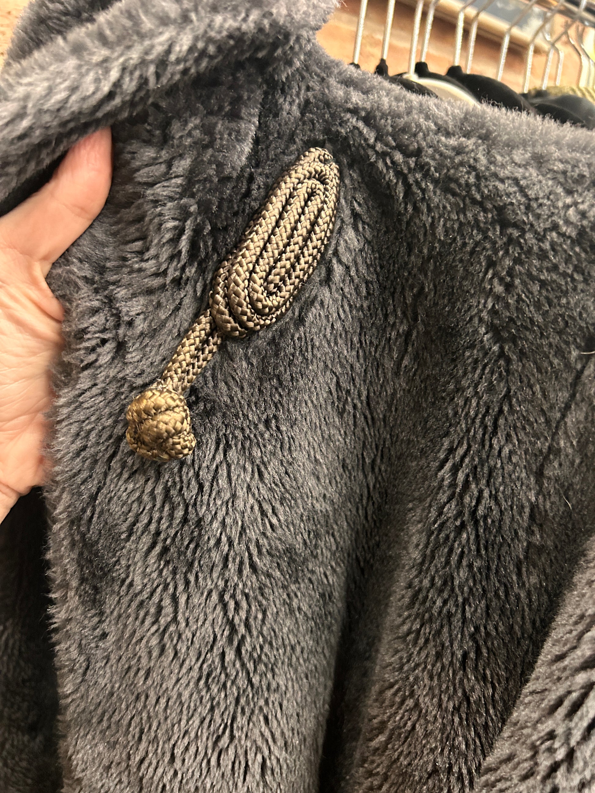 1940s Marshal Fields & Co Teddy Bear Swing Coat - Large