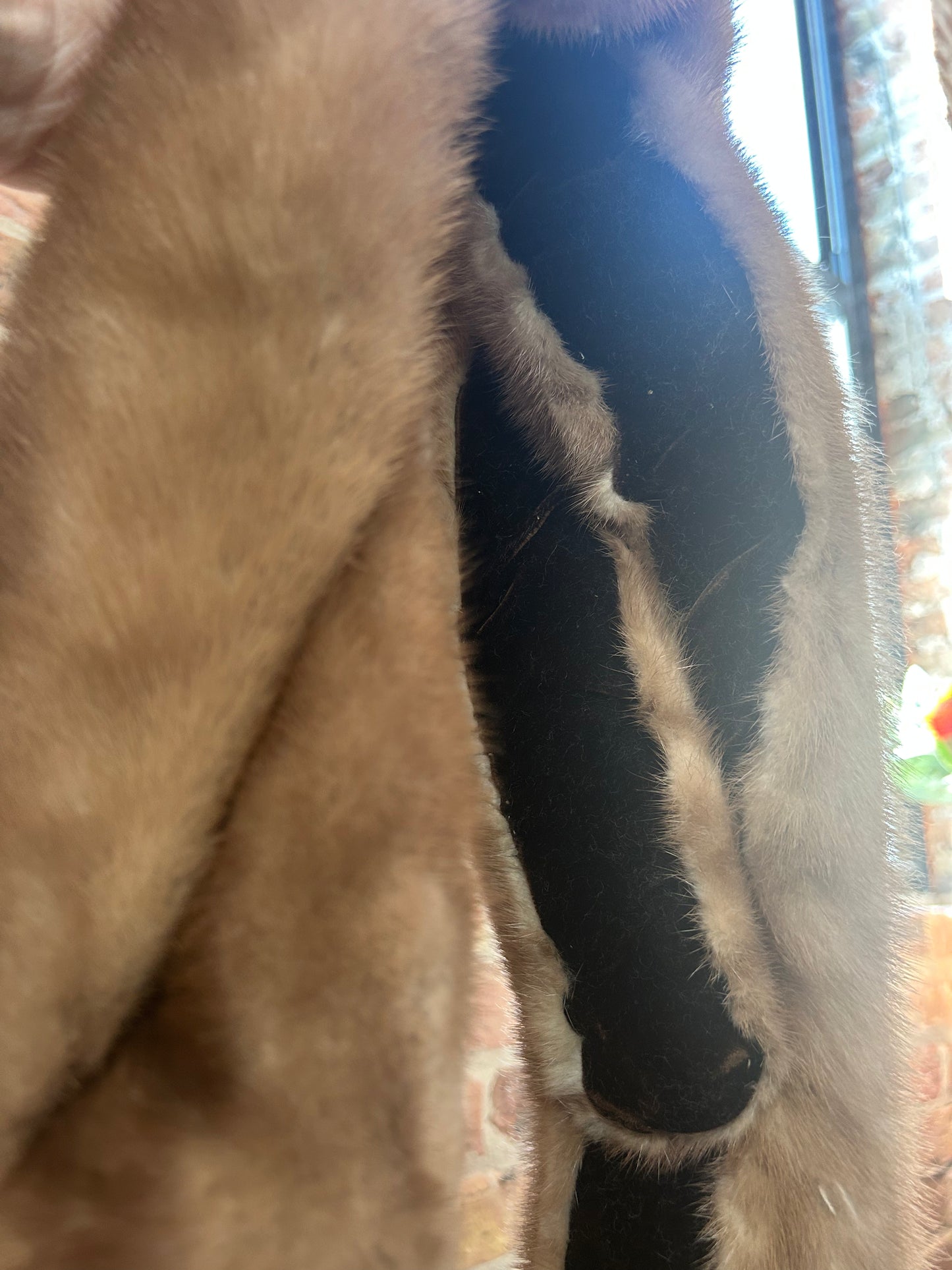 1950s Blonde Mink Fur Hat and Collar