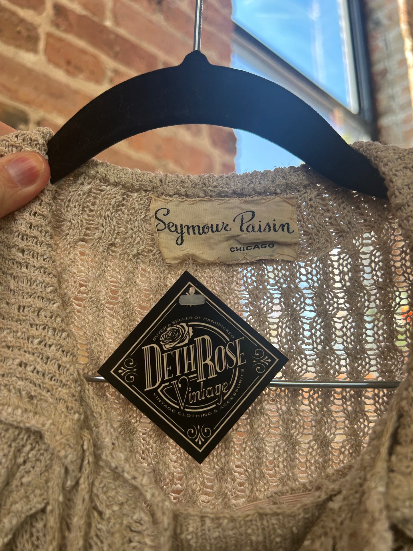 1950s Seymour Paisin 2pc Knit Set - M/L