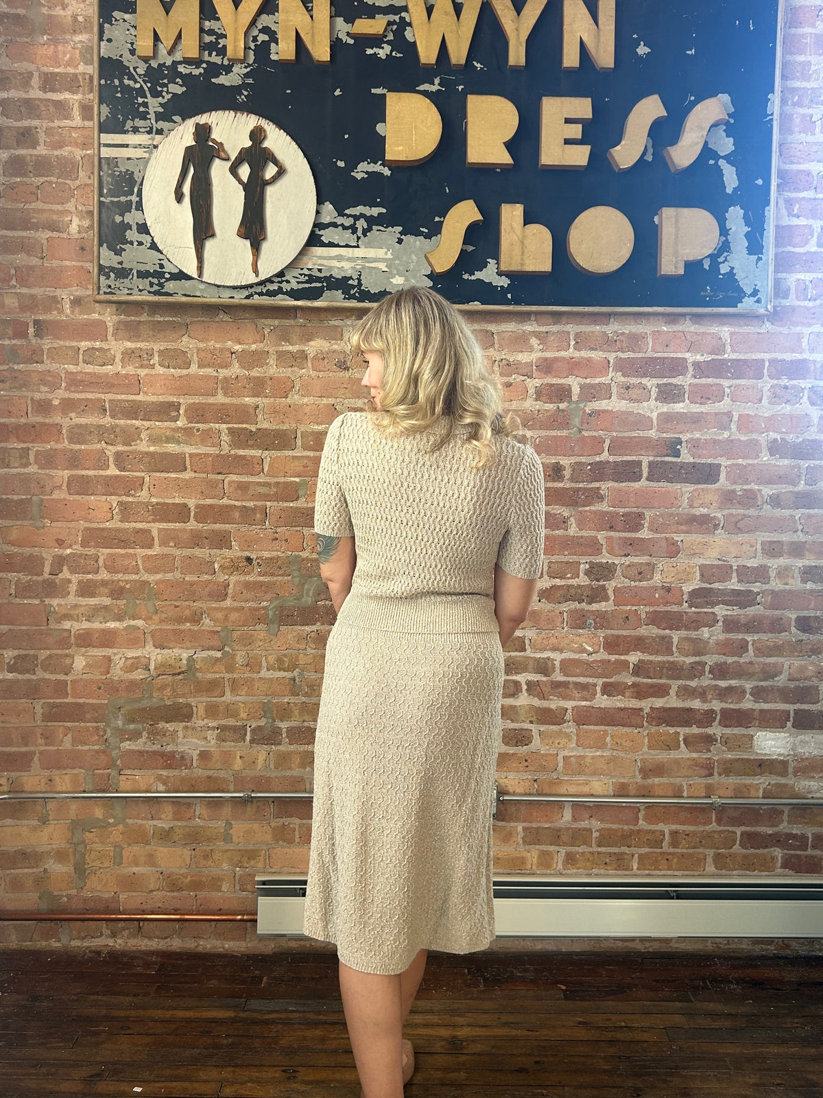 1950s Seymour Paisin 2pc Knit Set - M/L