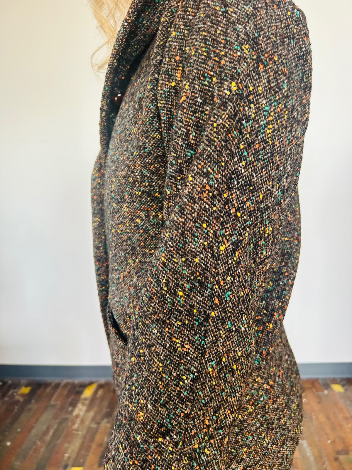 1960s Hitchcock 2pc Tweed Suit - Small