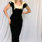 1940s Dorothy O'Hara Velvet Gown - S/M