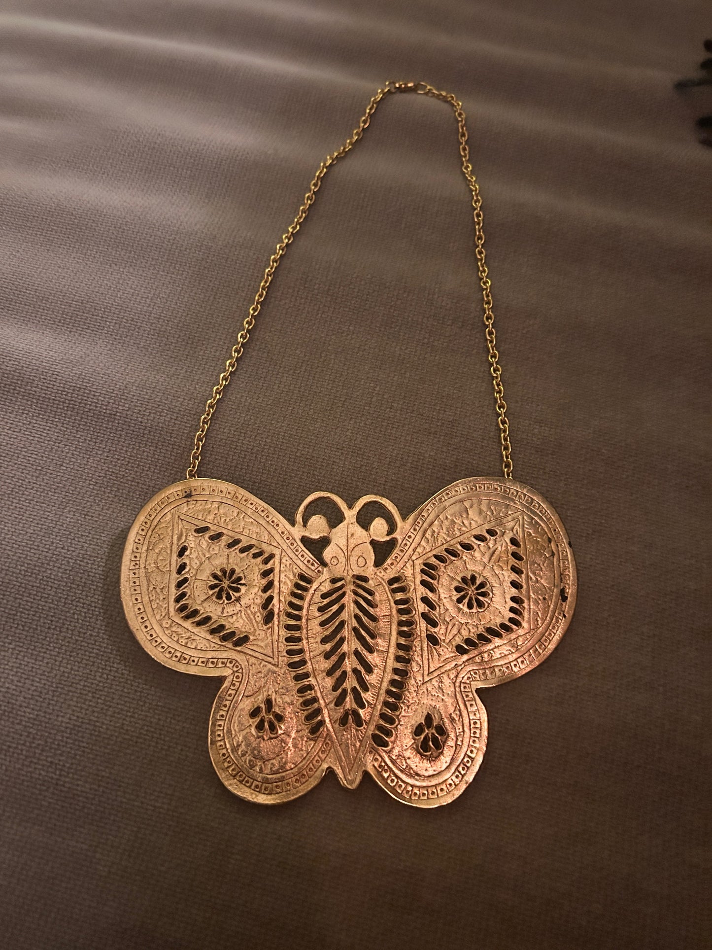 2000s Kenneth Jay Lane SATC Butterfly Necklace