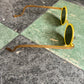 1930s Green Bakelite & Honey Celluloid Sunglasses