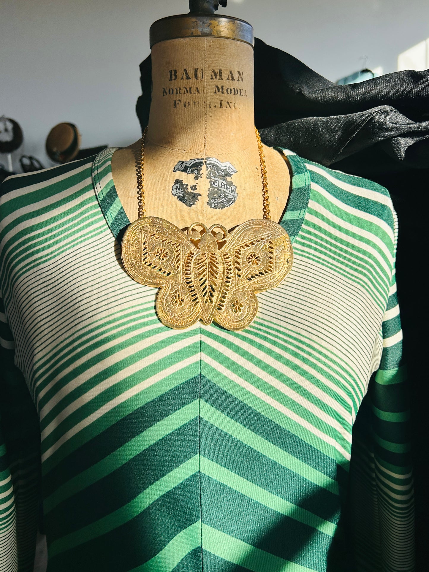 2000s Kenneth Jay Lane SATC Butterfly Necklace