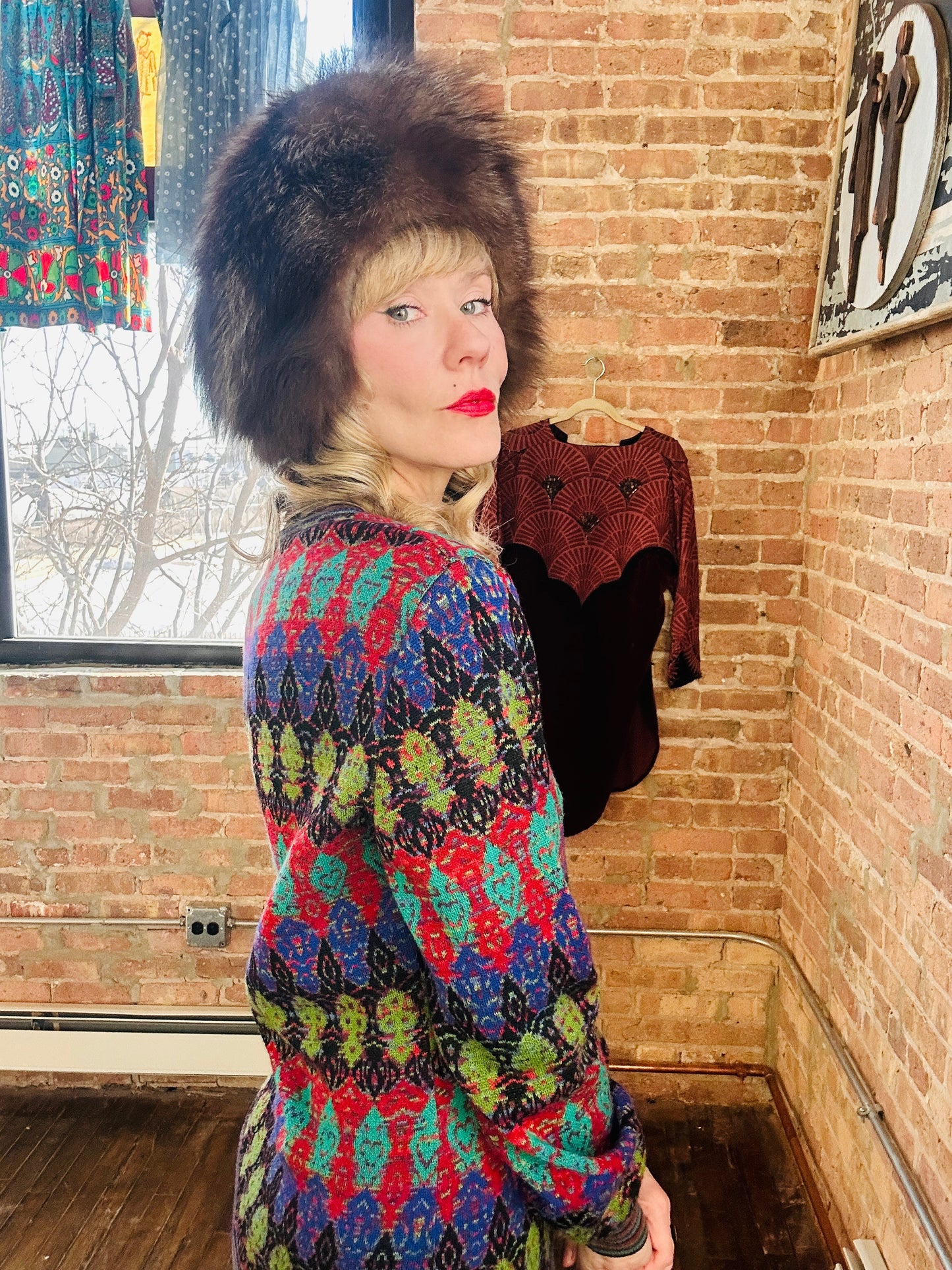 1960s Fox Fur and Persian Lamb Hat