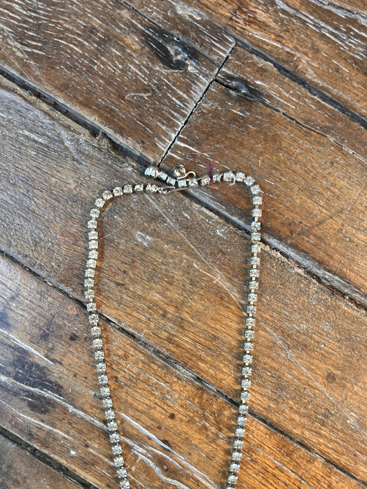 1950s Rhinestone Drop Necklace