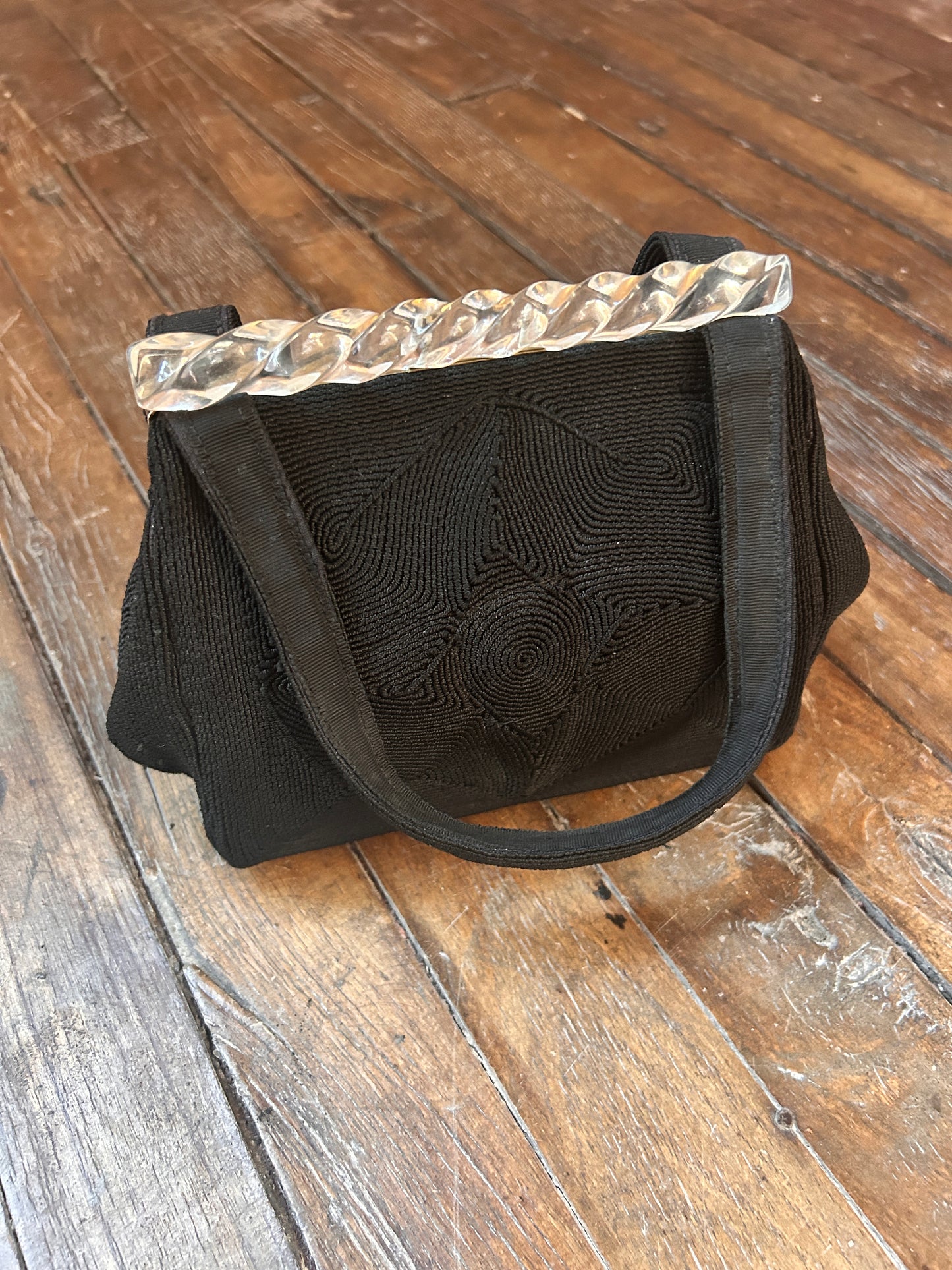 1940s Cordé Black Purse