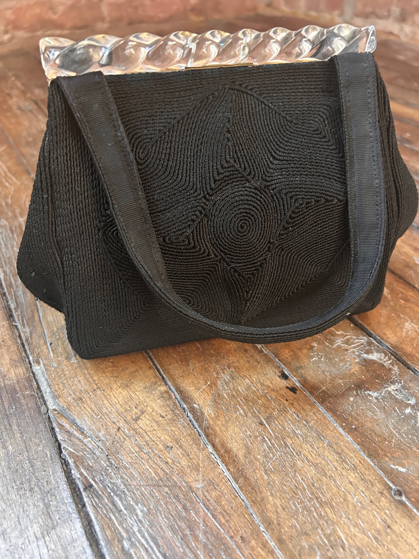 1940s Cordé Black Purse