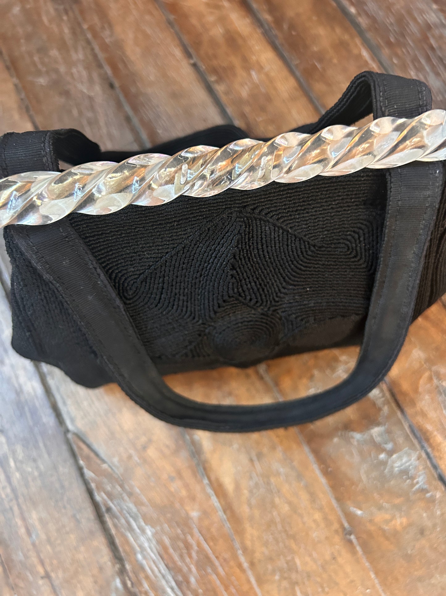 1940s Cordé Black Purse