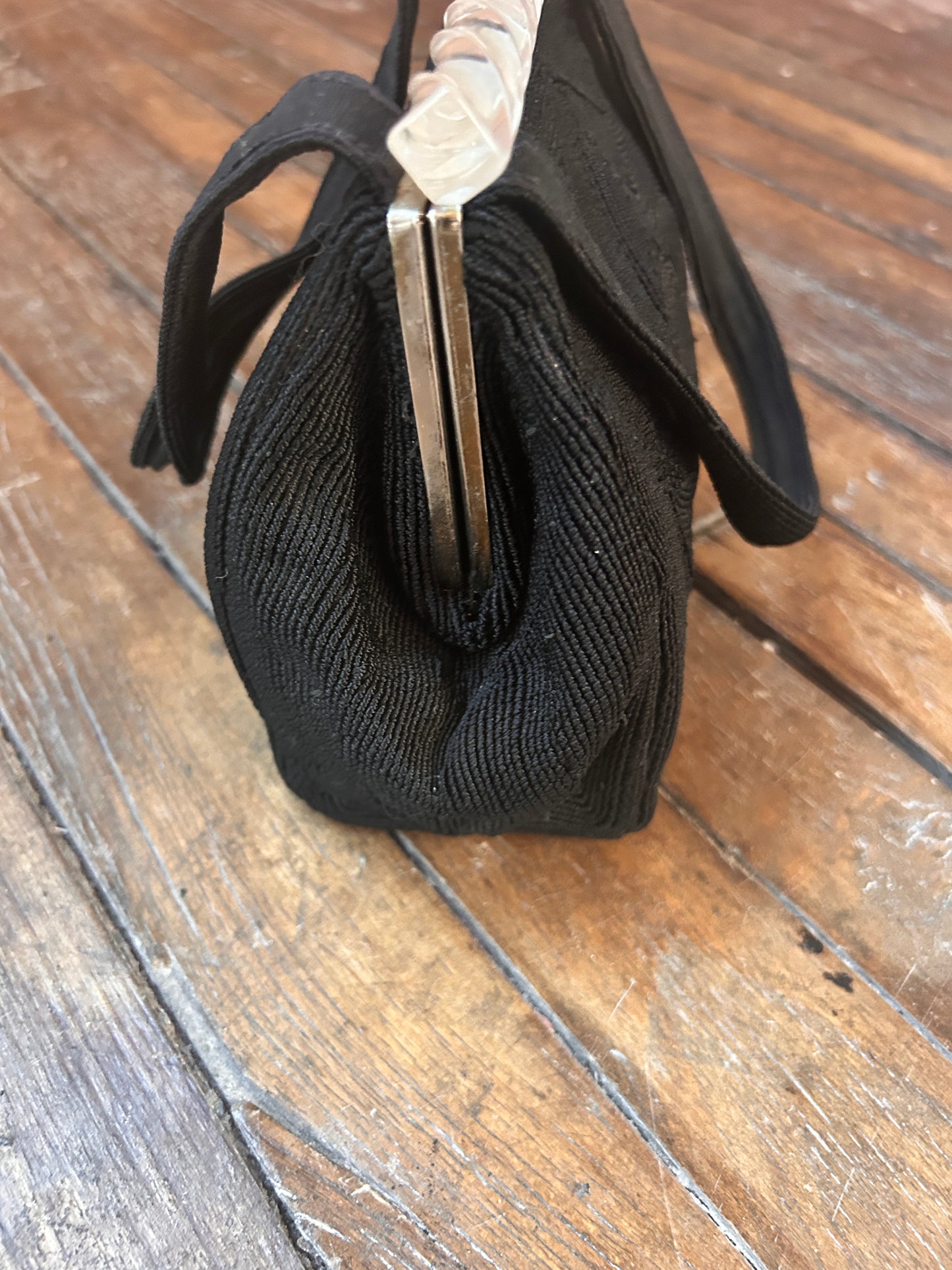 1940s Cordé Black Purse