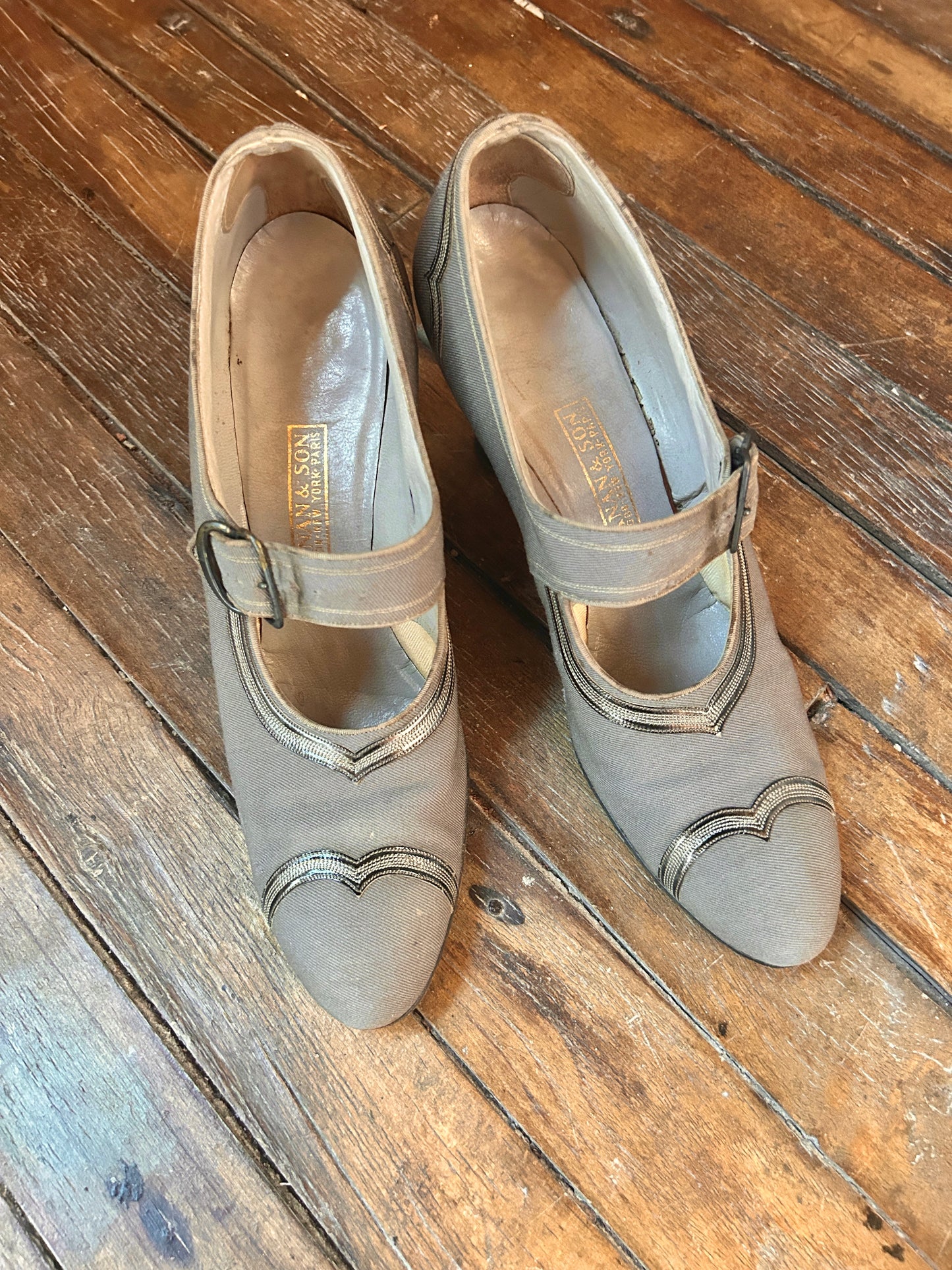 1930s Hanan & Sons Mary Jane Heels - 8N