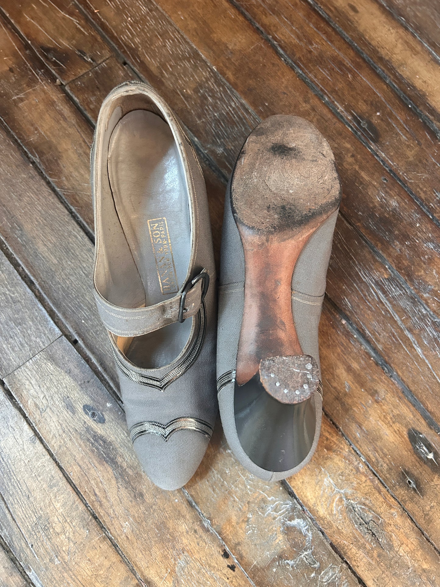 1930s Hanan & Sons Mary Jane Heels - 8N