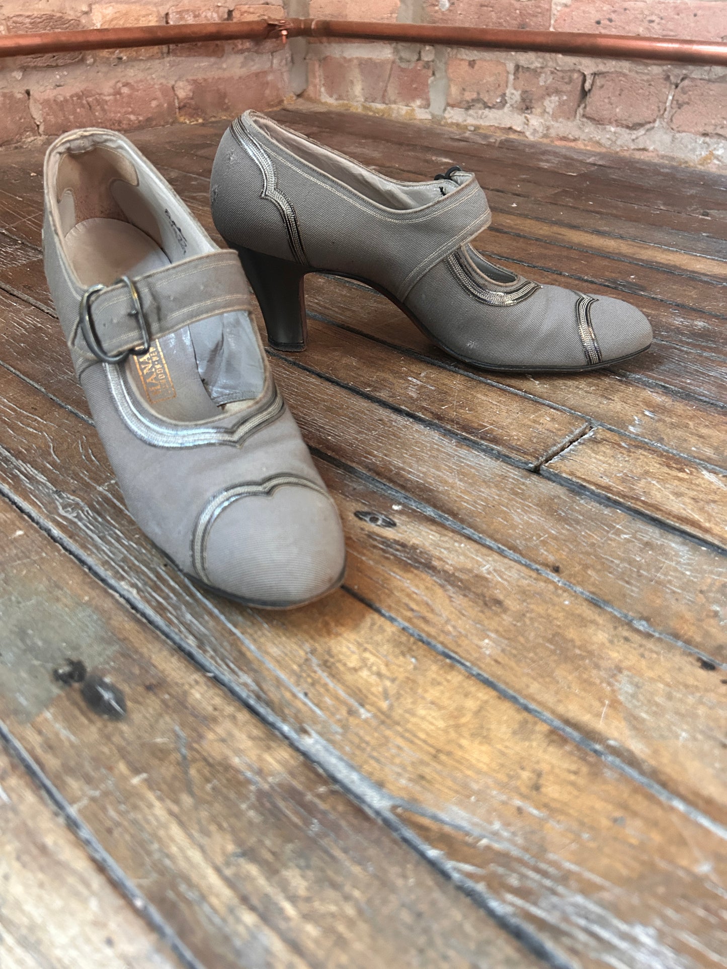 1930s Hanan & Sons Mary Jane Heels - 8N