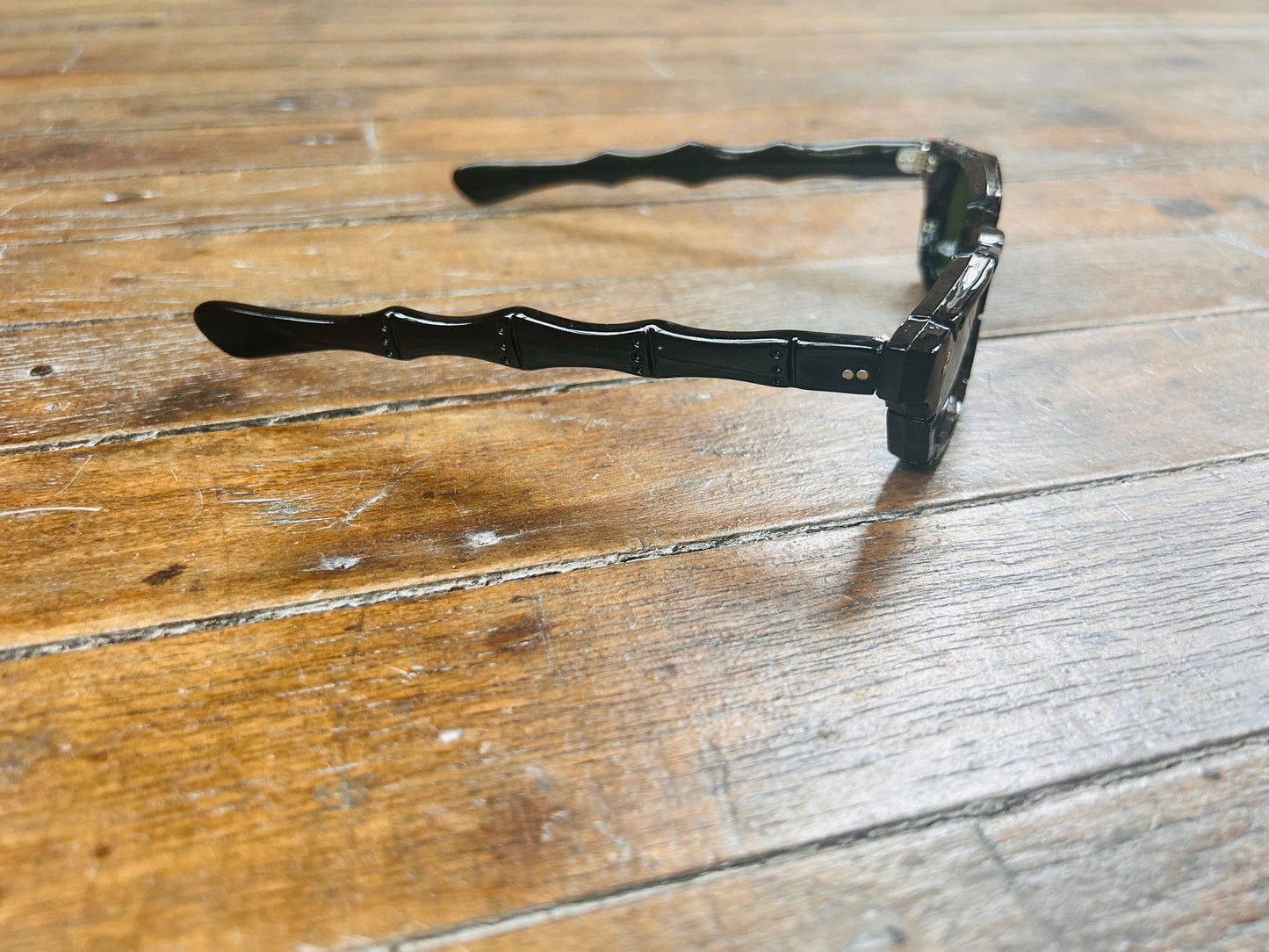 1970s Deadstock Japanese Black Sunglasses