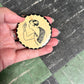 1920s Naughty Small Celluloid Hand Mirror
