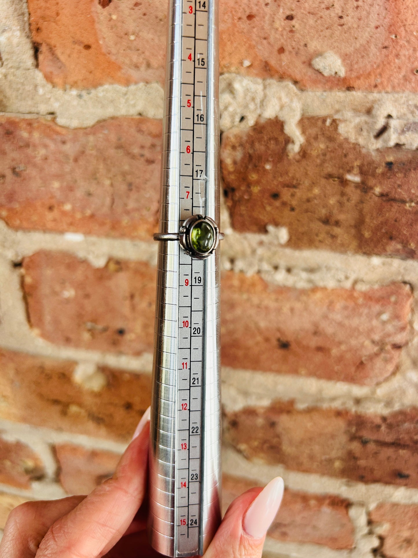 1990s Moon Stone Sterling Silver Ring - 8