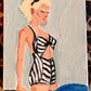 Catalina girl on 9 x 12